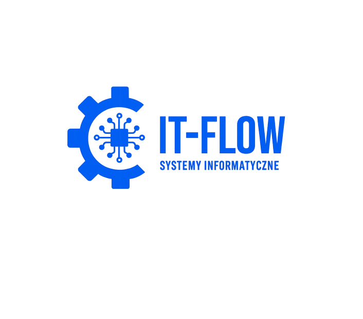 Struś IT-FLOW z laptopem i kluczem